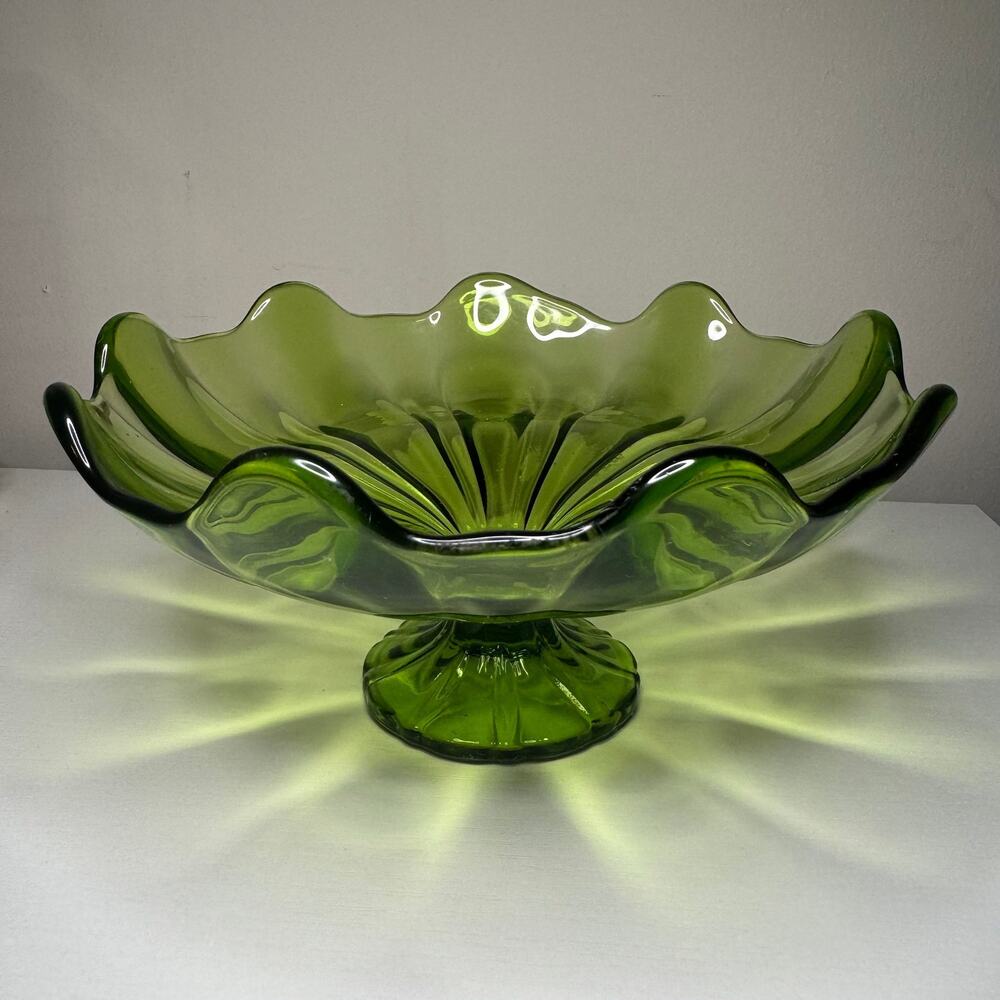 Vintage LE Smith Simplicity Green Dish